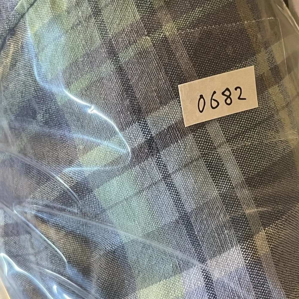 Tommy Bahama Shorts Mens 48 Colorblock Plaid Check Linen Tencell Blend Preppy - Picture 10 of 10